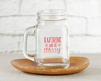 Thumbnail for Eat, Drink & Be Merry 16 oz. Mason Jar Mug (Set of 4)