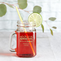 Personalized 16 oz. Mason Jar Mug - Wedding Alternate Image 6, Kate Aspen | Mason Jars