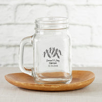 Thumbnail for Personalized 16 oz. Mason Jar Mug - Winter