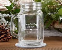Thumbnail for Personalized 16 oz. Mason Jar Mug - Winter
