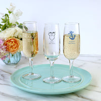 Thumbnail for Personalized 6 oz. Champagne Flute - Baby Shower