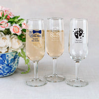 Thumbnail for Personalized 6 oz. Champagne Flute - Baby Shower