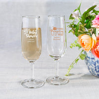 Thumbnail for Personalized 6 oz. Champagne Flute - Baby Shower