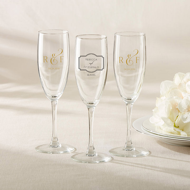 Personalized Champagne Flute - Classic