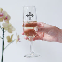 Thumbnail for Personalized 6 oz. Champagne Flute - Religious