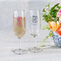 Thumbnail for Personalized 6 oz. Champagne Flute - Wedding