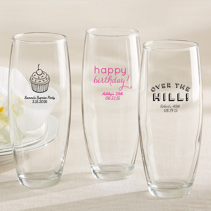 Reims Engraved Stemless Champagne Flutes, Set of 4 - Bed Bath