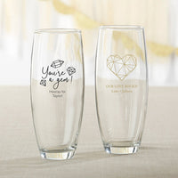 Thumbnail for Personalized 9 oz. Stemless Champagne Glass - Elements