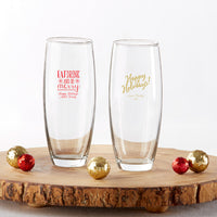 Personalized 9 oz. Stemless Champagne Glass Alternate Image 8, Kate Aspen | Champagne Flutes