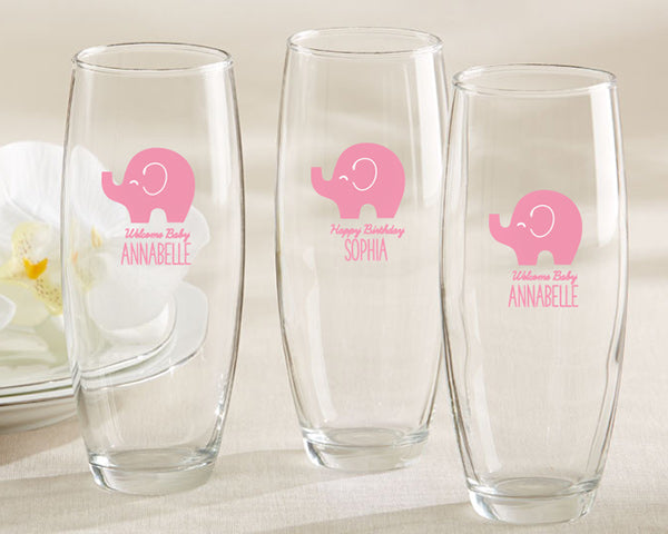 Personalized 9 oz. Stemless Champagne Glass - Little Peanut