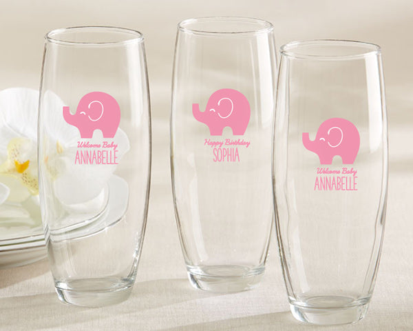 Personalized 9 oz. Stemless Champagne Glass - Little Peanut