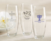 Thumbnail for Personalized 9 oz. Stemless Champagne Glass - Religious