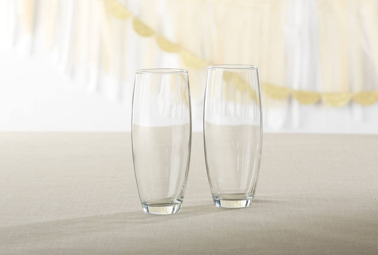 Kate Aspen 9 oz. Stemless Wine Glass (Set of 12)| 12 Count (Pack 1), Clear
