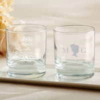 Thumbnail for Personalized 9 oz. Rocks Glasses - English Garden
