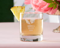 Thumbnail for Personalized 9 oz. Rocks Glasses - Pineapples & Palms