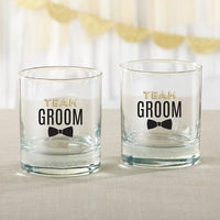 Thumbnail for Team Groom 9 oz. Rocks Glass (Set of 4)