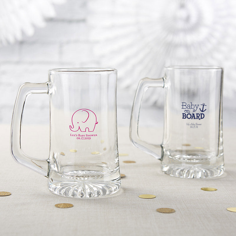Personalized 15 oz. Beer Stein - Baby Shower