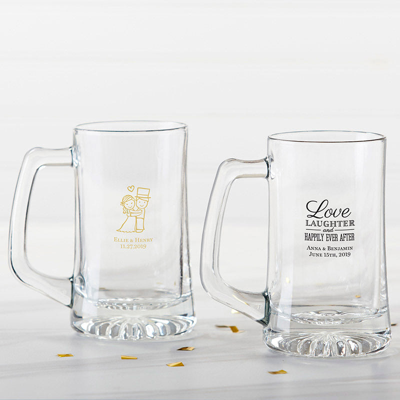 Personalized 15 oz. Beer Stein - Wedding