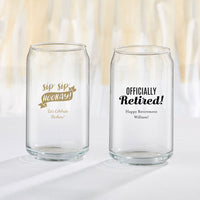 Thumbnail for Personalized 16 oz. Can Glass - Celebration