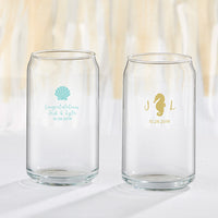 Thumbnail for Personalized 16 oz. Can Glass - Seaside Escape