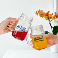 Thumbnail for 12 oz. Mason Jar Mug with Lid - Adventure Begins (Set of 6)