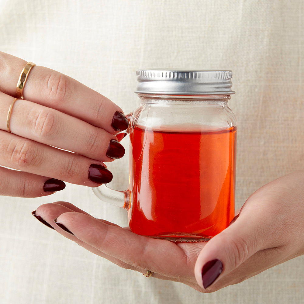 16 Oz Mason Jar Mugs with Handles Old Fashioned Glass Bottle Juice