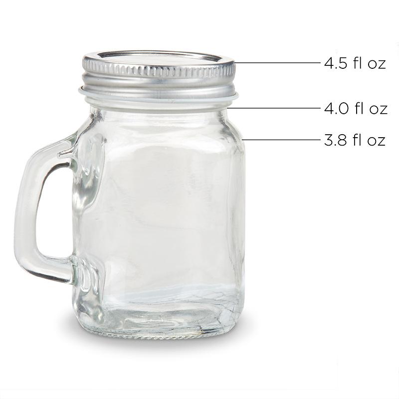 115ml Glass Mini Mason Jars With Lids And Straws,4 Color Lids Asst. Packed  12pc Per Lots - Glass - AliExpress