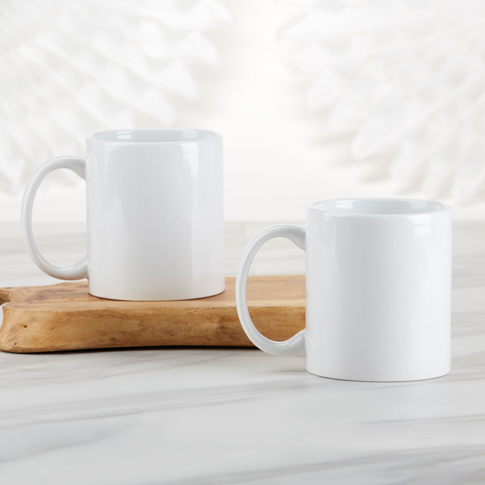 11 oz. White Coffee Mug - DIY