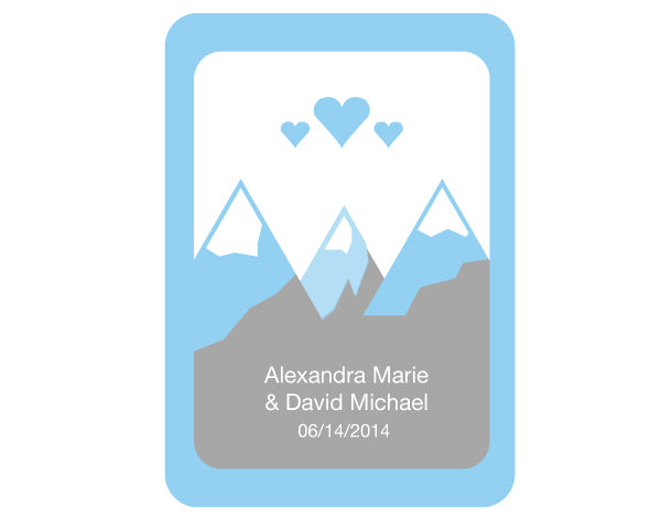 Rectangle Sticker with Rounded Corners (Set of 12)