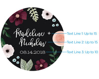 Thumbnail for Romantic Garden Petite Square Glass Favor Jar