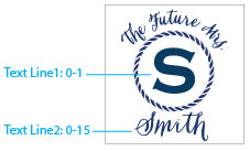 Personalized Glass Coaster - Nautical Bridal Shower (Set of 12)