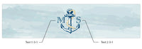 Thumbnail for Personalized Water Bottle Labels - Kate's Nautical Wedding Collection Alternate Image 2, Kate Aspen | Water Bottle Labels