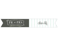 Thumbnail for Personalized Party Straw Flags - Kate's Rustic Wedding Collection