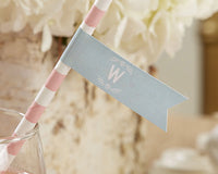 Thumbnail for Personalized Party Straw Flags - Kate's Rustic Bridal Collection