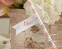 Thumbnail for Personalized Party Straw Flags - Kate's Rustic Bridal Collection