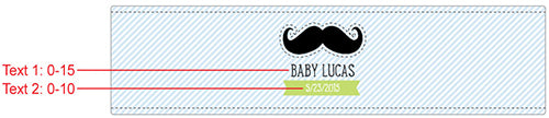 Personalized Water Bottle Labels - Little Man Alternate Image 4, Kate Aspen | Water Bottle Labels