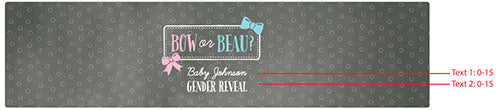 Personalized Water Bottle Labels-Kate's Gender Reveal Collection Alternate Image 4, Kate Aspen | Water Bottle Labels