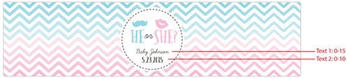 Personalized Water Bottle Labels-Kate's Gender Reveal Collection Alternate Image 3, Kate Aspen | Water Bottle Labels