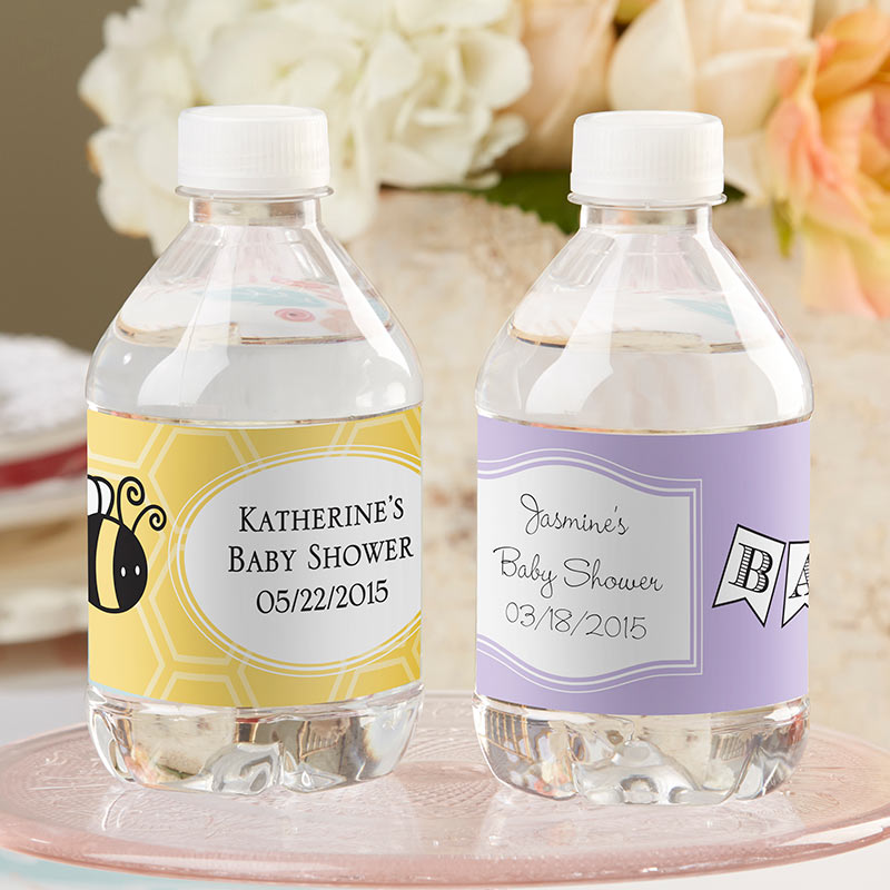 Personalized Water Bottle Labels - Baby Shower Main Image, Kate Aspen | Water Bottle Labels