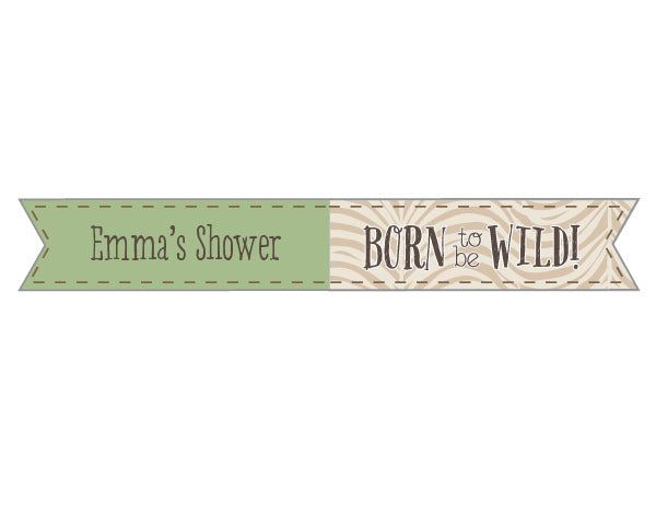 Kate's "Born to Be Wild" Party Straw Flags