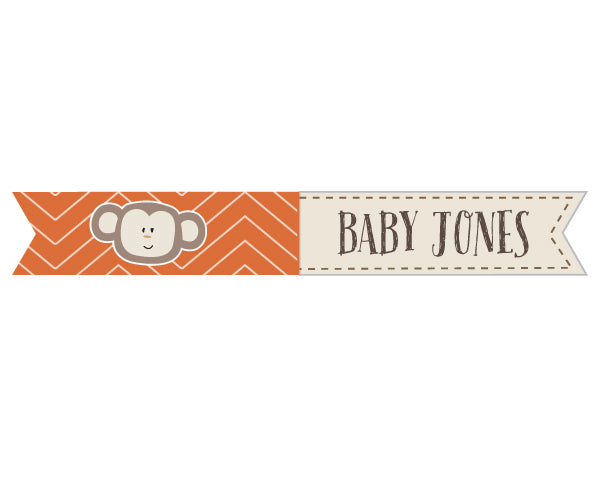 Kate's "Born to Be Wild" Party Straw Flags