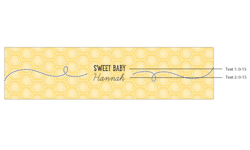 Kate's ″Sweet as can Bee″ Personalized Water Bottle Labels Alternate Image 3, Kate Aspen | Water Bottle Labels