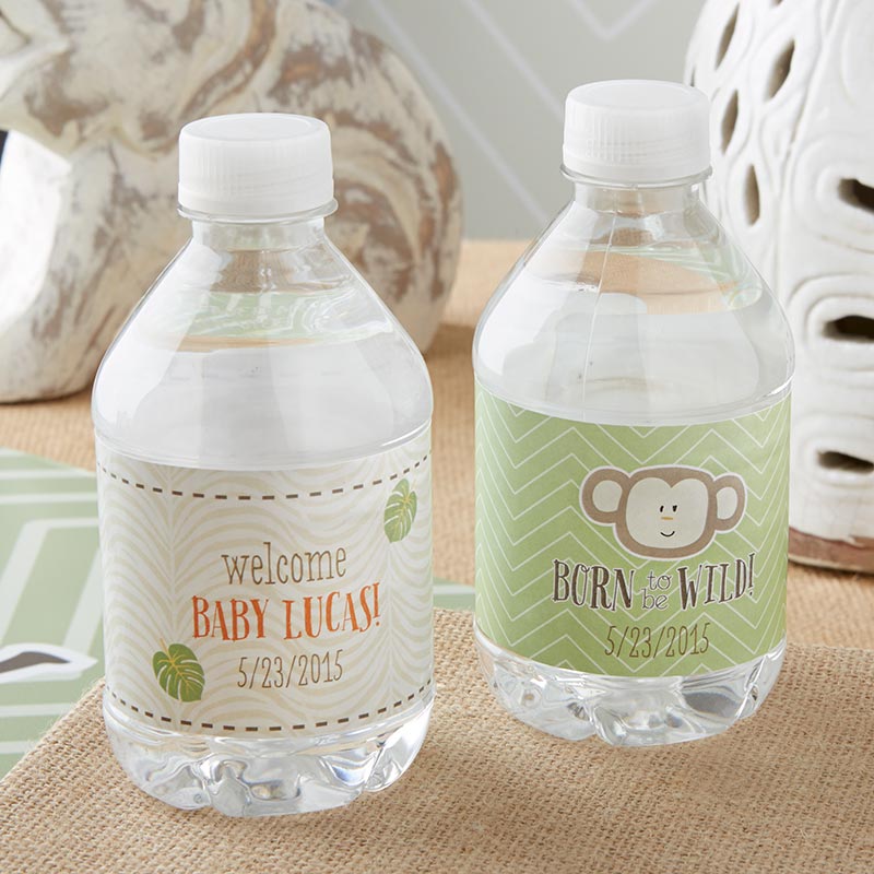 Personalized Water Bottle Labels - Born to Be Wild Main Image, Kate Aspen | Water Bottle Labels