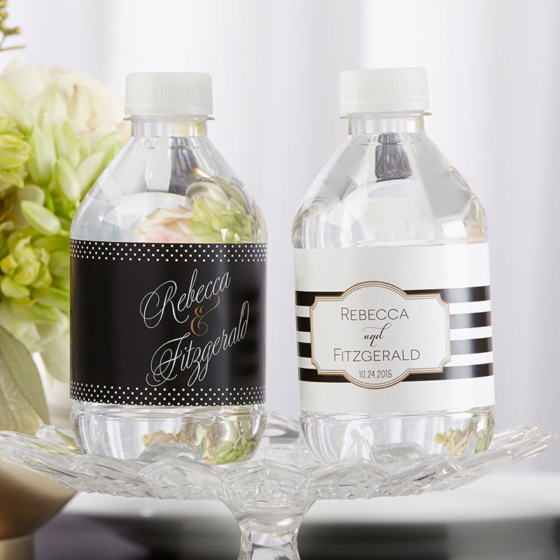 Personalized Water Bottle Labels - Classic