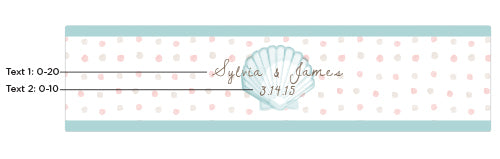 Personalized Water Bottle Labels - Beach Tides Alternate Image 2, Kate Aspen | Water Bottle Labels