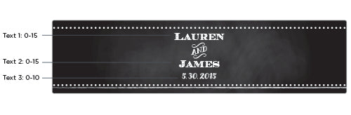 Personalized Water Bottle Labels - Chalk Alternate Image 2, Kate Aspen | Water Bottle Labels