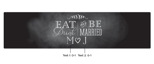 Personalized Water Bottle Labels - Eat, Drink & Be Married Alternate Image 2, Kate Aspen | Water Bottle Labels