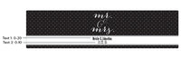 Personalized Water Bottle Labels - Mr. & Mrs. Alternate Image 2, Kate Aspen | Water Bottle Labels