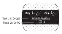 Thumbnail for Personalized Gold Bottle Stopper - Mr. & Mrs.