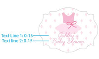 Thumbnail for Vintage 3.8 oz. Milk Bottle Favor Jar - Tutu Cute (Set of 12) (Personalization Available)